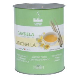 CANDELA ALLA CITRONELLA ECO cm 6 x 8