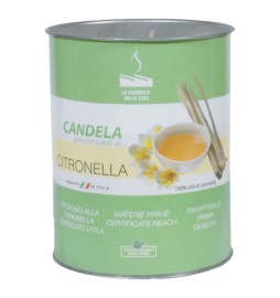CANDELA ALLA CITRONELLA ECO cm 6 x 8