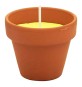 VASETTO COTTO CON CITRONELLA cf da 6 pezzi - d.7 x H.6 cm