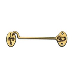 BL GANCIO FERMAFINESTRA OTTONE LUCIDO 100 MM