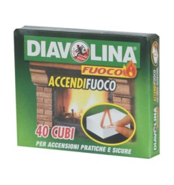 ACCENDIFUOCO 40 CUBI DIAVOLINA 15300