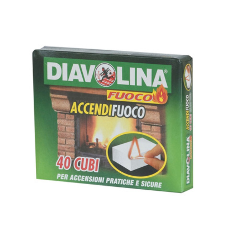 ACCENDIFUOCO 40 CUBI DIAVOLINA 15300