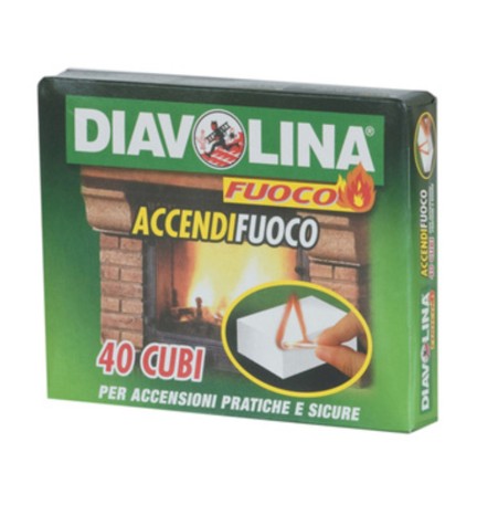 ACCENDIFUOCO 40 CUBI DIAVOLINA 15300