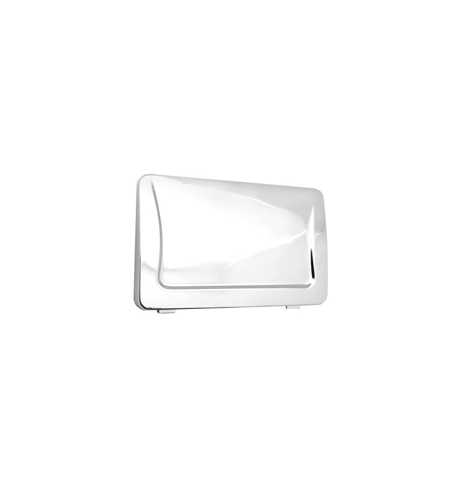 TASTO+MOLLA PER PLACCA NUOVA CROMATA -