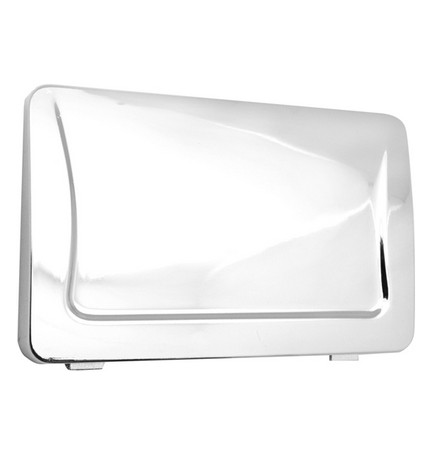 TASTO+MOLLA PER PLACCA NUOVA CROMATA -