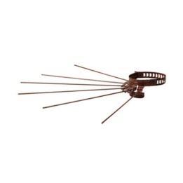 STENDIBIANCHERIA A RAGGIERA D 8/14 CM MARRONE