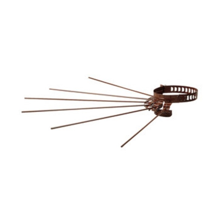 STENDIBIANCHERIA A RAGGIERA D 8/14 CM MARRONE