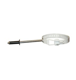 COLLARE P/TUBO STUFA D 8/14 CM BIANCO