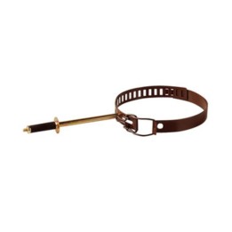 COLLARE P/TUBO STUFA D 8/14 CM MARRONE