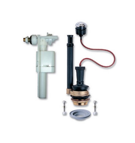 MECCANISMO DI SCARICO KIT MONOBLOCCO E GALLEGGIANTE 3/8