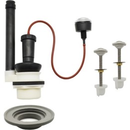 MECCANISMO DI SCARICO E KIT PER MONOBLOCCO CROMO -