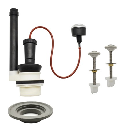 MECCANISMO DI SCARICO E KIT PER MONOBLOCCO CROMO -