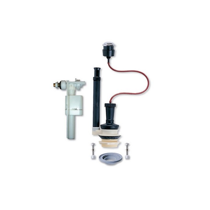 MECCANISMO DI SCARICO KIT MONOBLOCCO E GALLEGGIANTE 2"