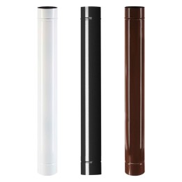 TUBO SMALTATO PER STUFE cm 50 ø 13 marrone
