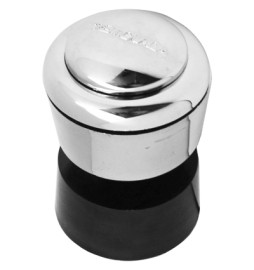 PULSANTE IN PLASTICA CROMATO -