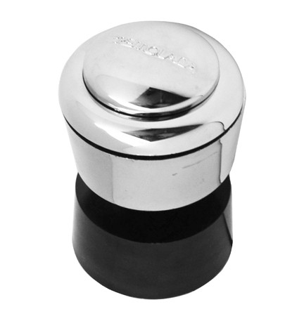 PULSANTE IN PLASTICA CROMATO -