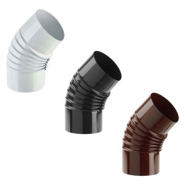 GOMITO SMALTATO PER STUFE ø 15 - 45° colore nero lucido