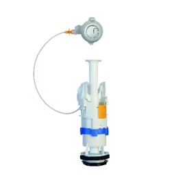 VALVOLA DI SCARICO DECO CAVI PER CASSETTA ESTERNA H. 290-490 mm.