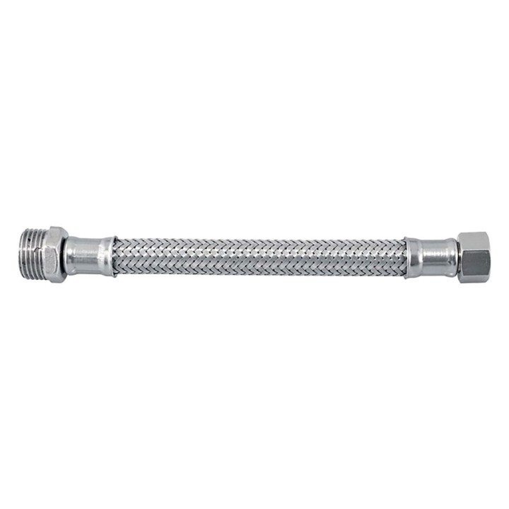 FLESSIBILE IN ACCIAIO INOX cm 25 M 3/8 x 1/2 F