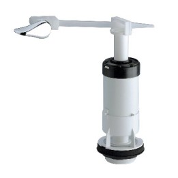 VALVOLA SINGOLO SCARICO PER CASSETTE IN CERAMICA "HANDLE" Scarico Singolo