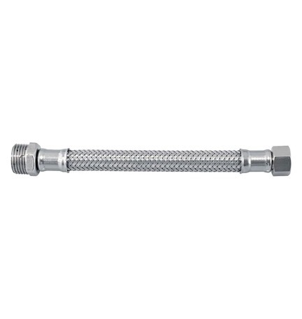 FLESSIBILE IN ACCIAIO INOX cm 35 M 3/8 x 3/8 F