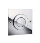 PLACCA DI COMANDO COMPLETA PER CASSETTE PNEU OLI MONO TREND Cromo