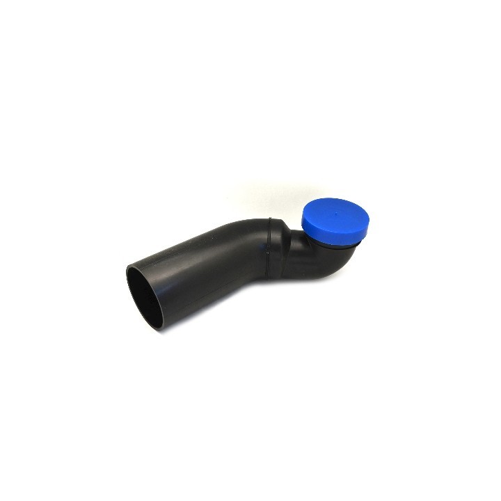 CURVA WC ORIZZONTALE CON OR E TAPPO SX 90/110