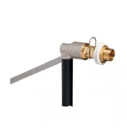 RUBINETTO A GALLEGGIANTE GLOBUS IN OTTONE STAMPATO 3/4