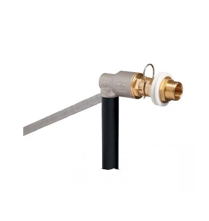 RUBINETTO A GALLEGGIANTE GLOBUS IN OTTONE STAMPATO 3/4