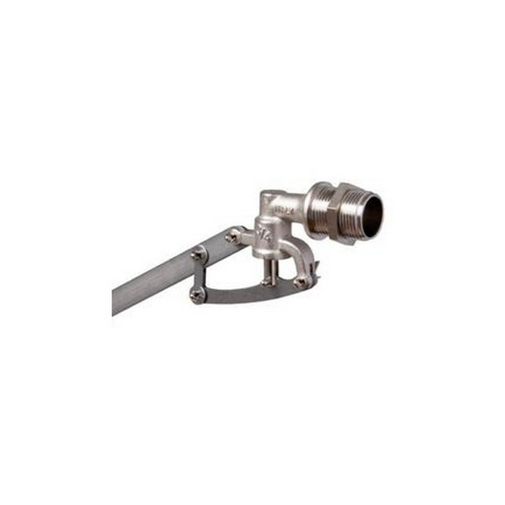 GALLEGGIANTE IN OTTONE SENZA SFERA A 5 COPPIGLIE ASTA AISI 430 1"