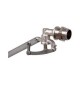 GALLEGGIANTE IN OTTONE SENZA SFERA A 5 COPPIGLIE ASTA AISI 430 1"
