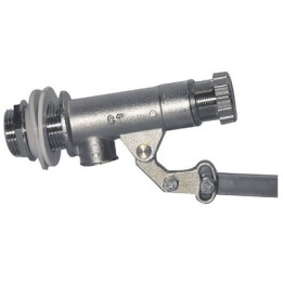 GALLEGGIANTE SILENZIOSO IN OTTONE STAMPATO PER ALTE PRESSIONI 1/2 asta ottone D. 7 mm