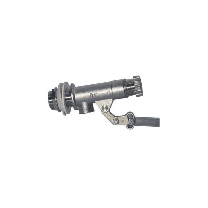 GALLEGGIANTE SILENZIOSO IN OTTONE STAMPATO PER ALTE PRESSIONI 1/2 asta ottone D. 7 mm