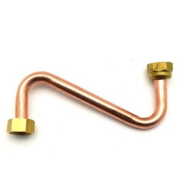 TUBO AD "S" IN RAME PER CASSETTA -