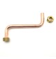 TUBO RAME A S CON 2 CALOTTE 3/8 -