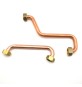 2 PZ TUBI RAME CON CALOTTE PER GALLEGGIANTE -