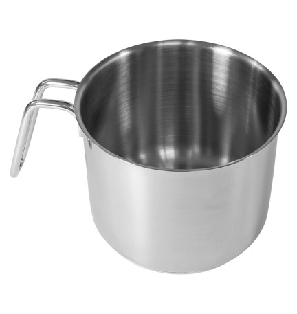 BOLLILATTE ACCIAIO 'ALLEGRO INOX' Ø cm. 12