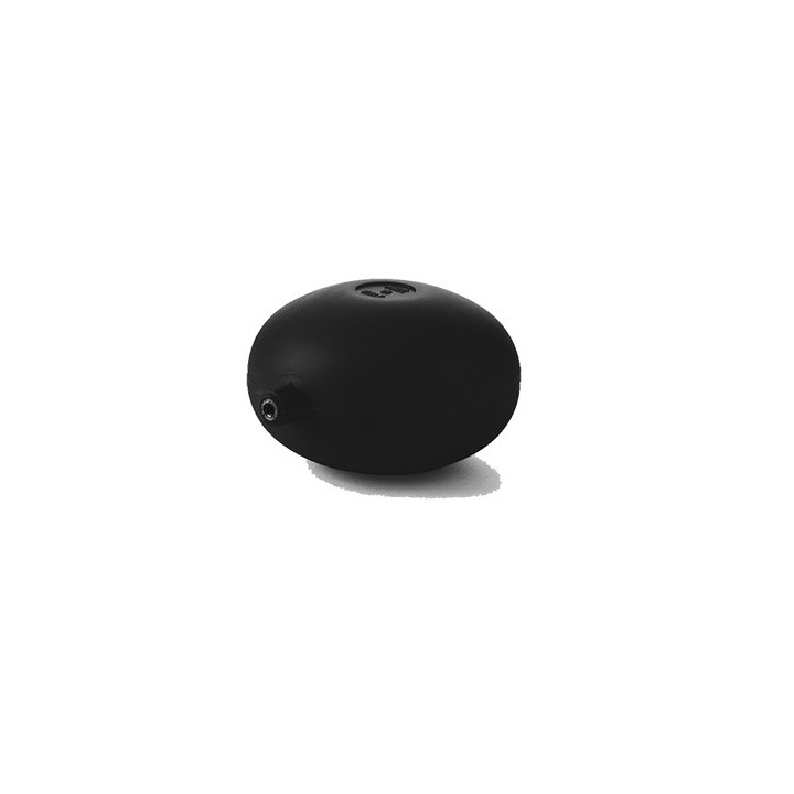 SFERA IN PLASTICA PIATTA PER ASTE TONDE Nera Diam. 90