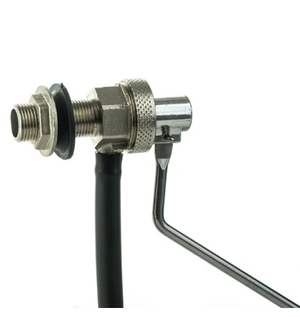 RUBINETTO A GALLEGGIANTE NICHELATO SILENZIOSO TIPO CATIS 3/8 200 mm