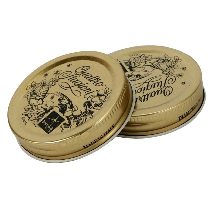 TAPPO PER VASO ERMETICO IN VETRO 'QUATTRO STAGIONI' Ø mm 56 - per vasi da ml 150 - cf da 3 pz