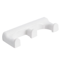 APPENDI ABITO / ACCAPPATOIO SERIE 'LINEA' Linea Bianco - cm 20 x 7 x h.3