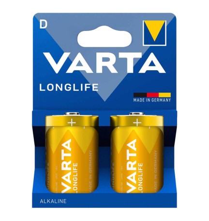 PILA MEZZA TORCIA LONGLIFE 'LR14' Pz 2 - 1,5 V - C