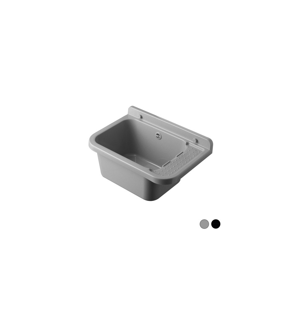 PILOZZO IN POLIPROPILENE MOD. 50 Cm 50 x 34 x 21 Nero