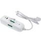 MULTIPRESA MINI 'TRIAX 2' mt. 1,5 - colore bianco