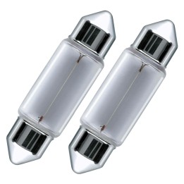 LAMPADINA A SILURO mm 44 - W 10 - base SV8,6