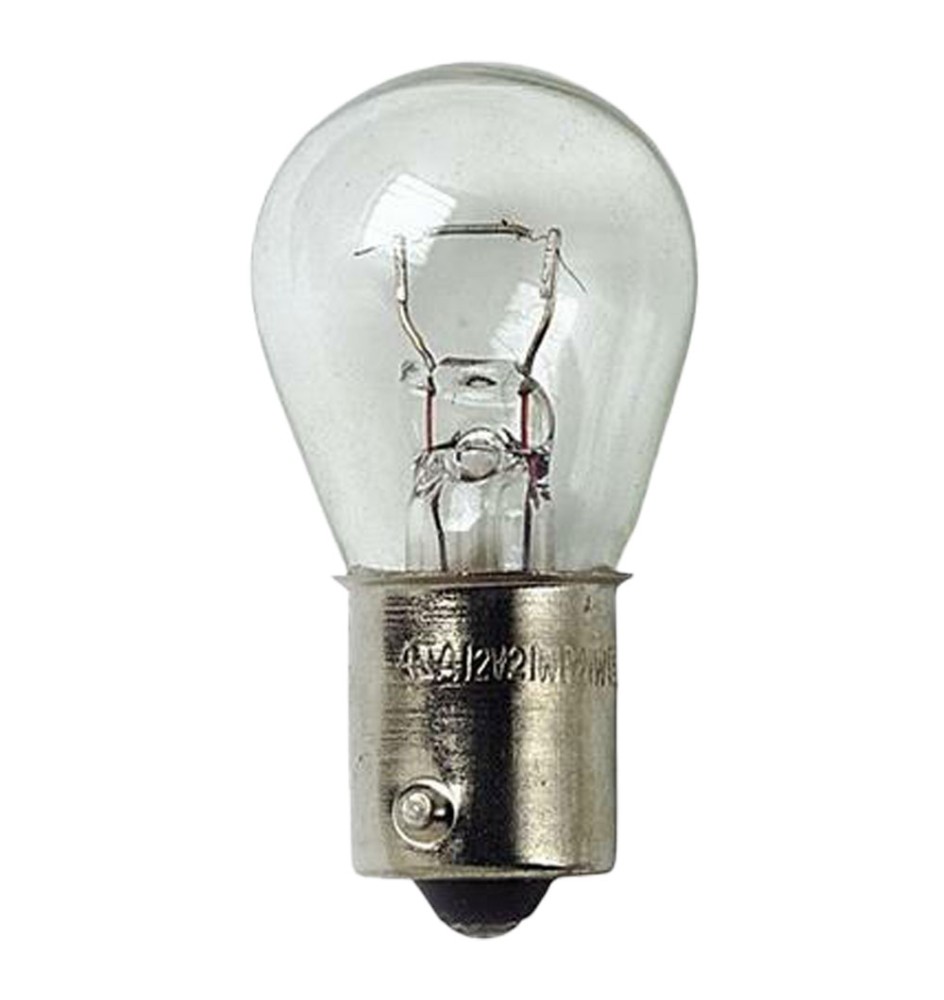 LAMPADINA A 1 FILAMENTO P21 - W 21 - base BA15S