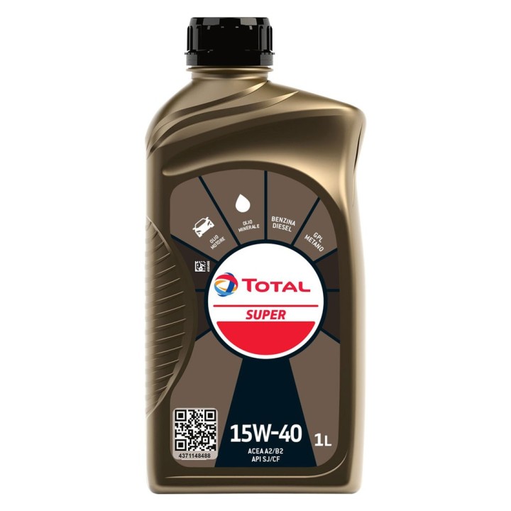 OLIO MOTORE PER AUTOVETTURE 'SUPER' 15W40 - lt. 1