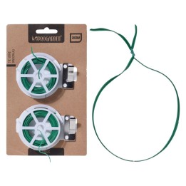 PIATTINA FILO PLASTICATO 2 bobine da mt. 20 - con taglierina