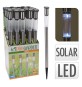 LAMPADA A ENERGIA SOLARE 'INOX' Ø cm 3 x h.70