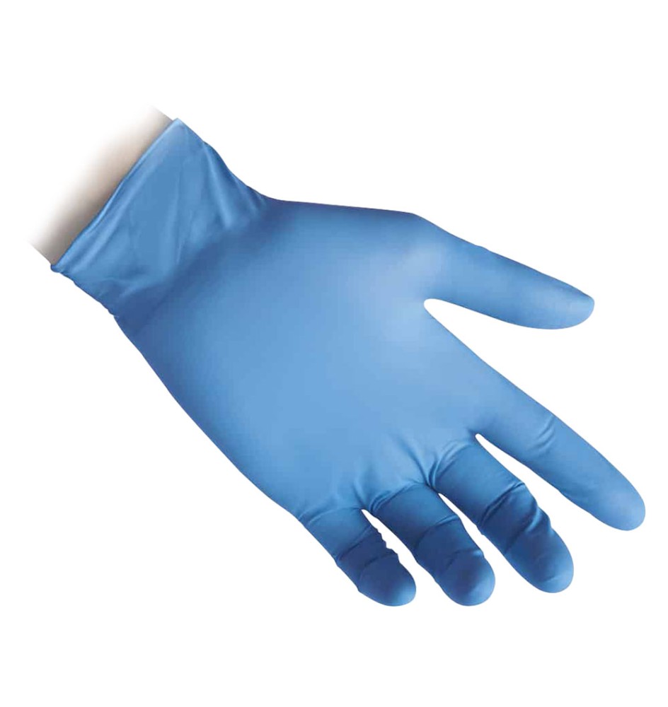 GUANTI NITRILE MONOUSO 'N73' resistant (4,5 gr) - tg. L